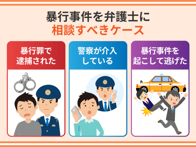 暴行事件を弁護士に相談すべきケース
