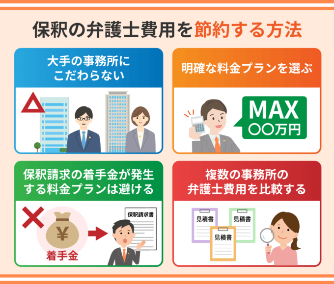 保釈の弁護士費用を節約する方法