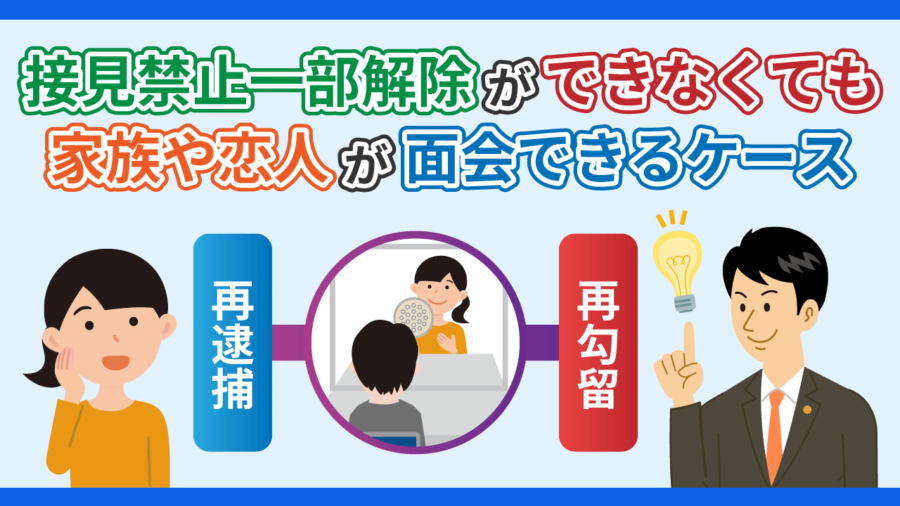 接見禁止一部解除ができなくても家族や恋人が面会できるケース