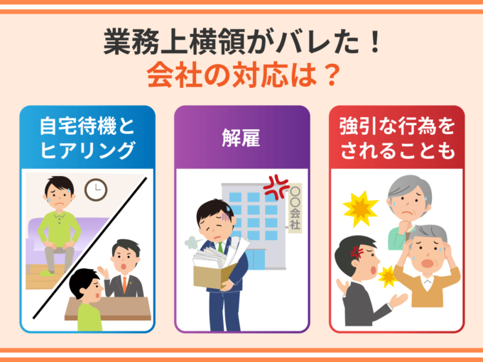 業務上横領がバレた！会社の対応は？