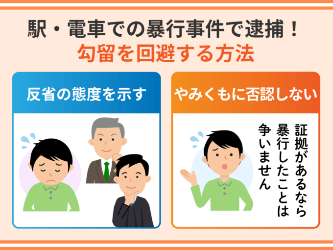 駅・電車での暴行事件で逮捕！勾留を回避する方法