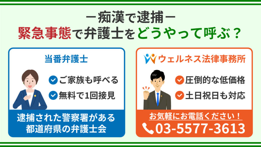 痴漢で逮捕－緊急事態で弁護士をどうやって呼ぶ？