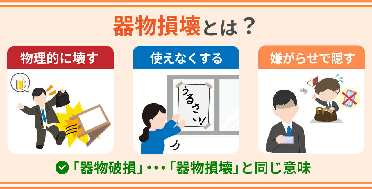 器物損壊とは？罰則や逮捕後の流れを弁護士が解説